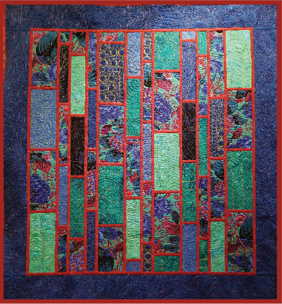 Bamboo Beauty (A Free-Motion Mastery in a Month Pattern)