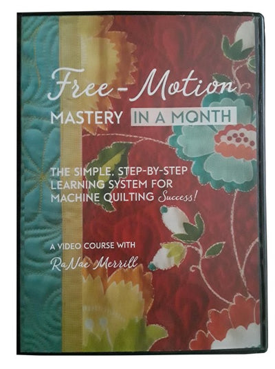 Free-Motion Mastery in a Month Deluxe Bundle - DVD Format <BR>(Video + Book + Tool Kit)