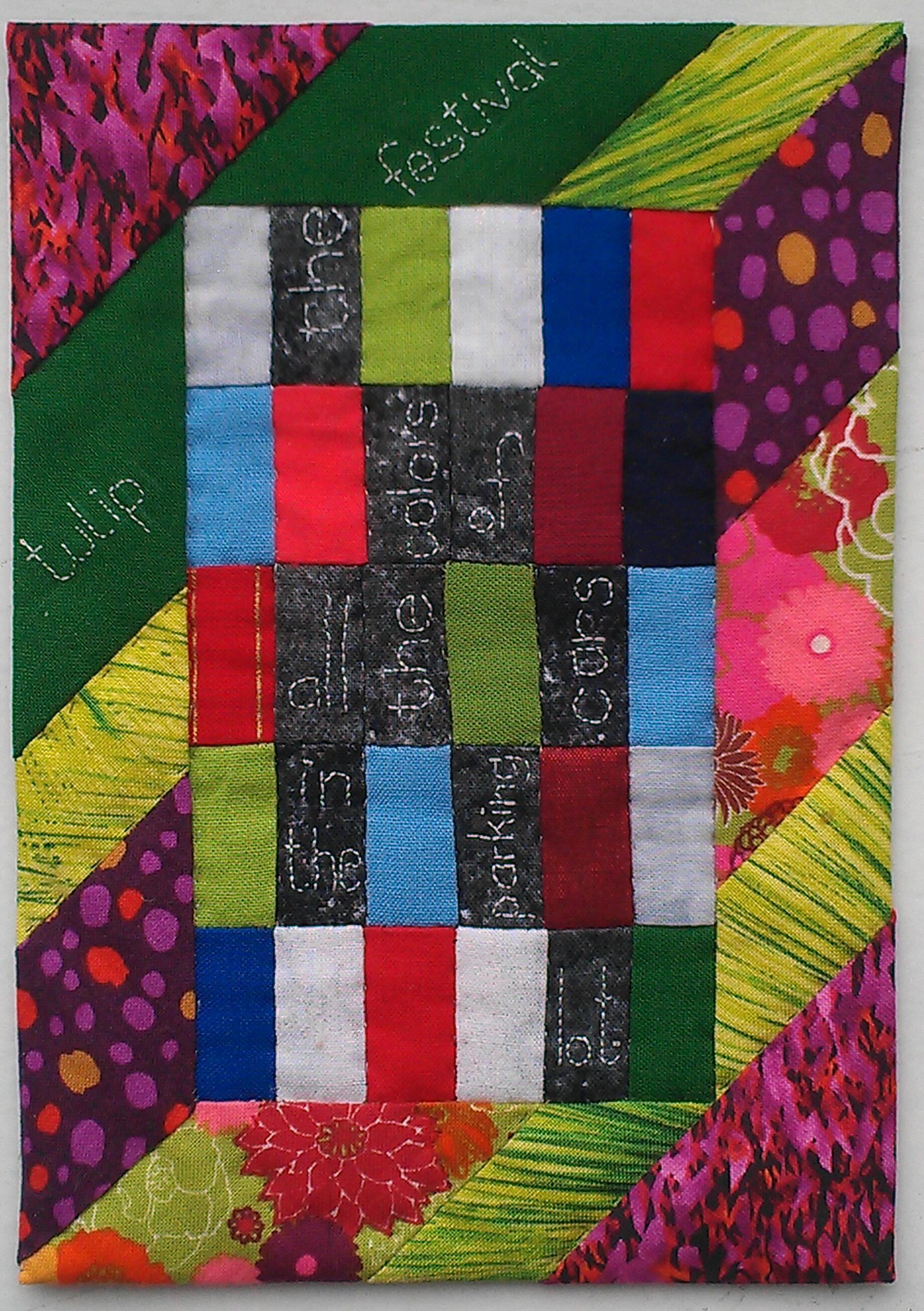 Haiku + Quilt = Haikuilt (Workshop or Lecture)