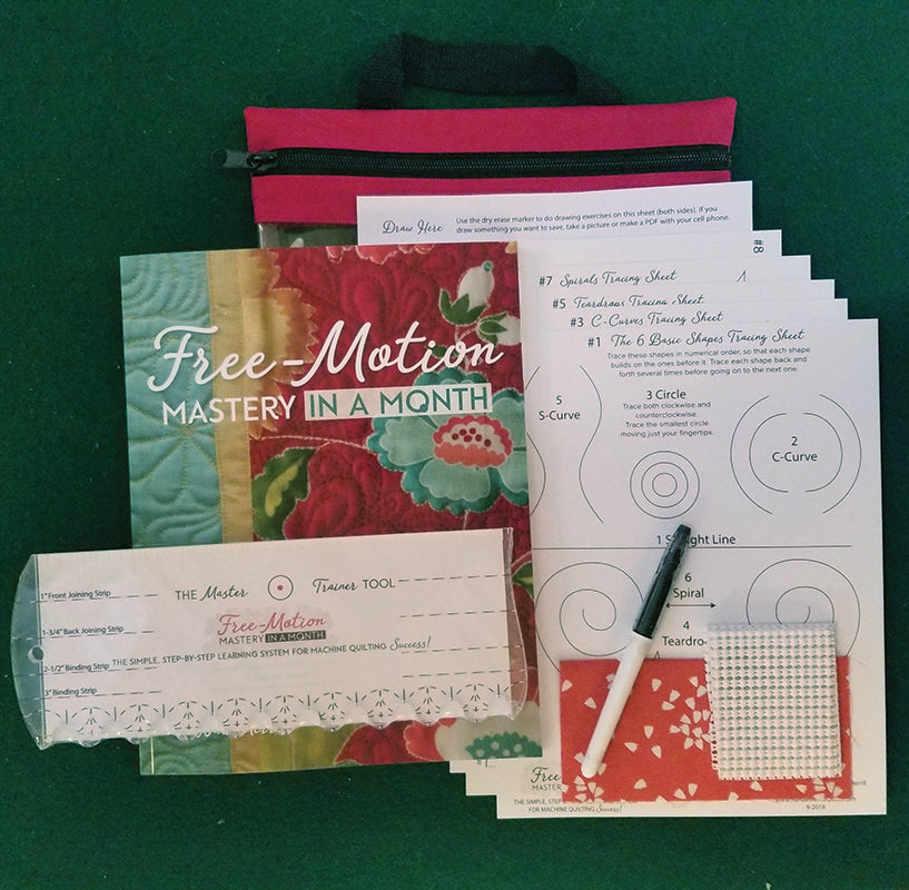 Free-Motion Mastery in a Month Deluxe Bundle - Online Streaming Format (Video + Book + Tool Kit) <BR>