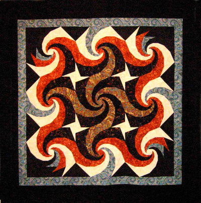 Ribbons & Fountains & Stars, Oh My! with Painless Paper Piecing