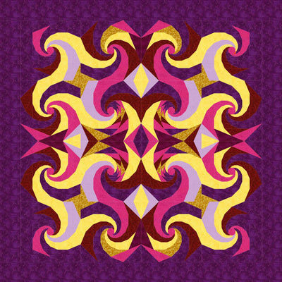 Ribbons & Fountains & Stars, Oh My! with Painless Paper Piecing