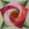 Spiral Rose Block with Painless Paper Piecing