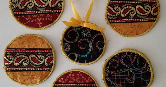 Easy Quilted Holiday Ornaments <br>(they're not just for Christmas!)