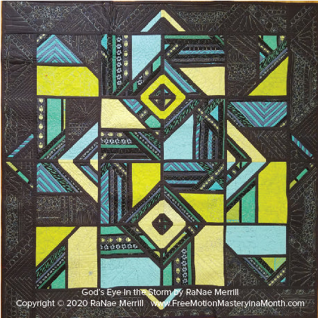 How Did I Quilt That? <BR>God's Eye in the Storm, Part 4