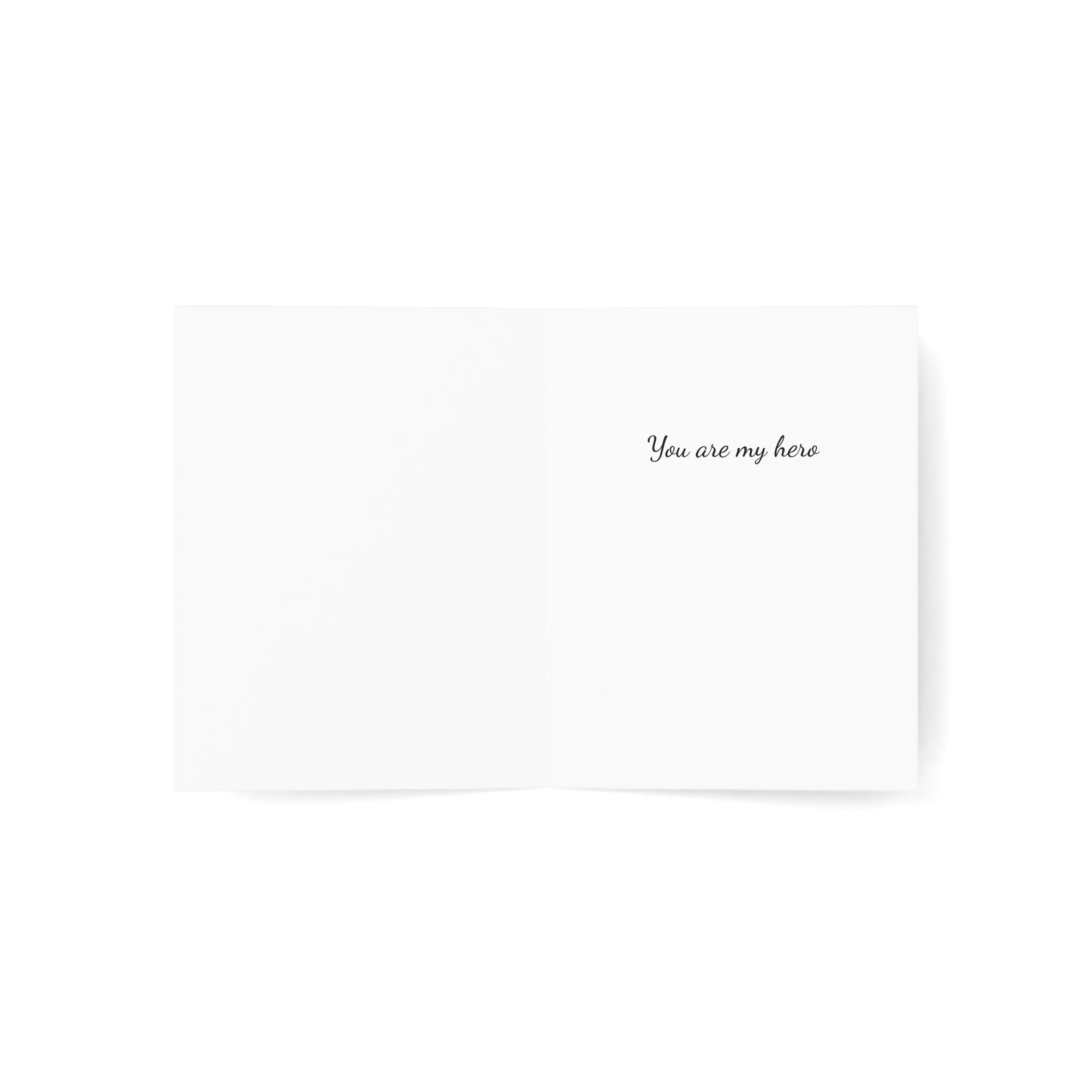 Wings of Love "You are my Hero" Greeting Card