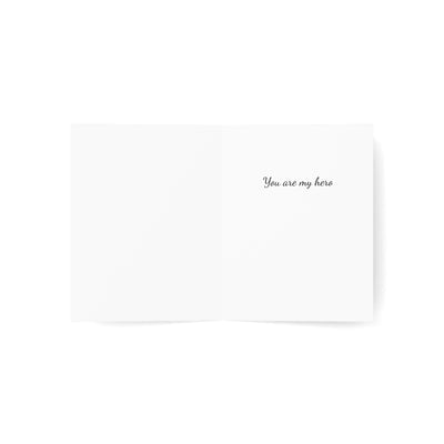 Wings of Love "You are my Hero" Greeting Card