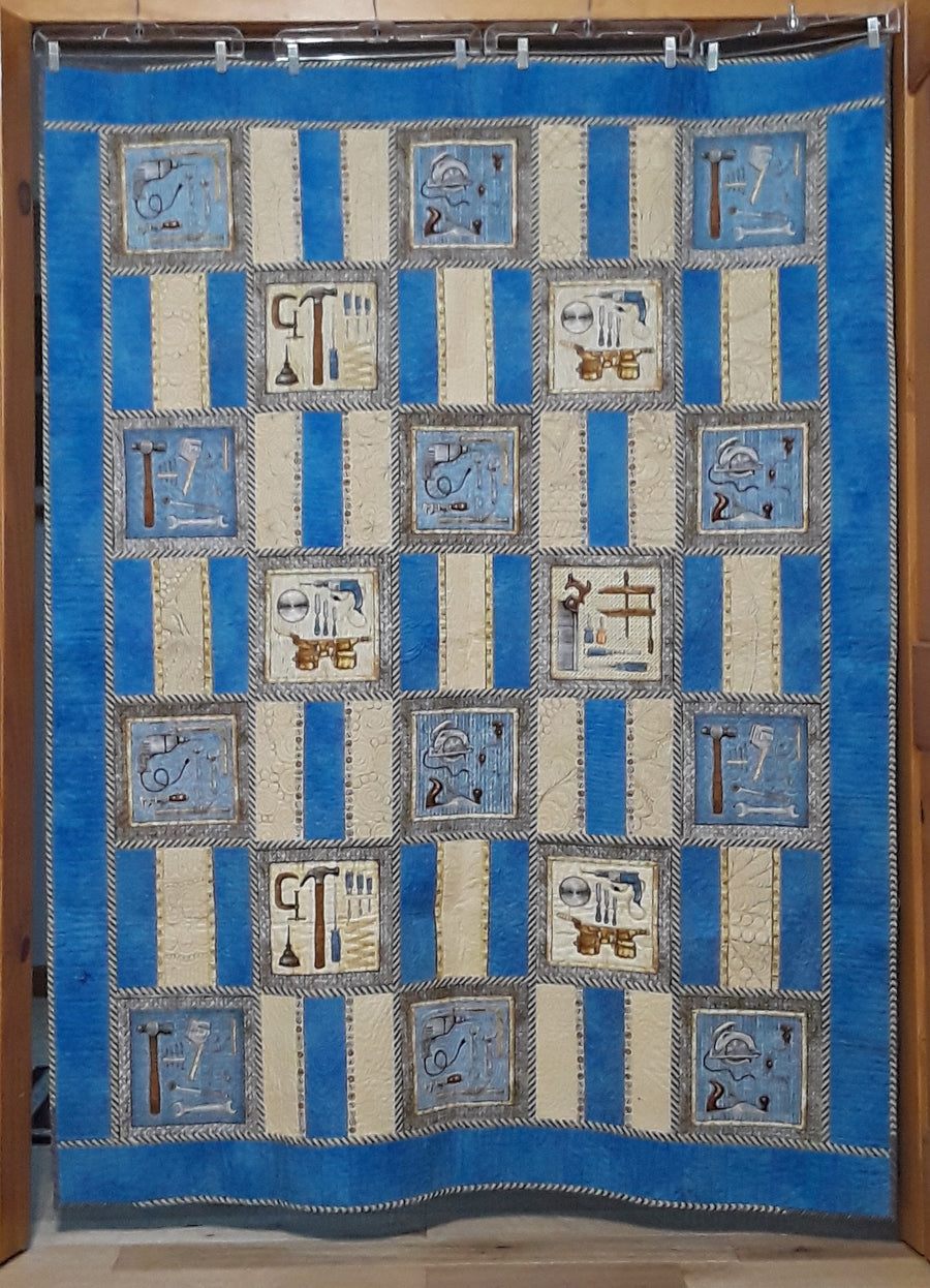 Dad's Woodworking Shop Panels & Pattern