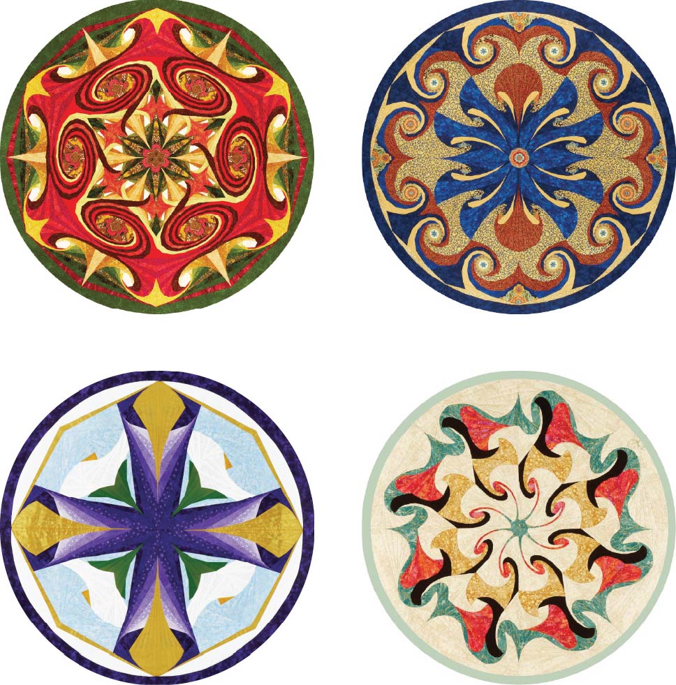 Spiral Mandala Stickers