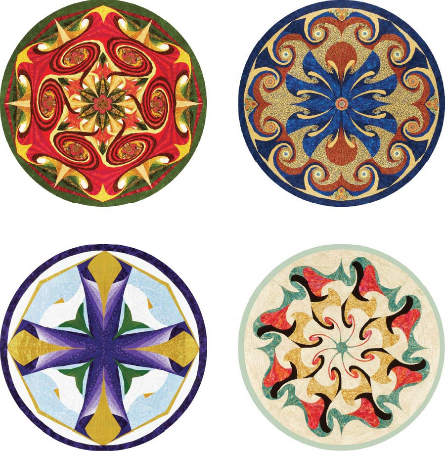 Spiral Mandala Stickers