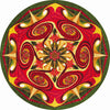 Spiral Mandala Stickers