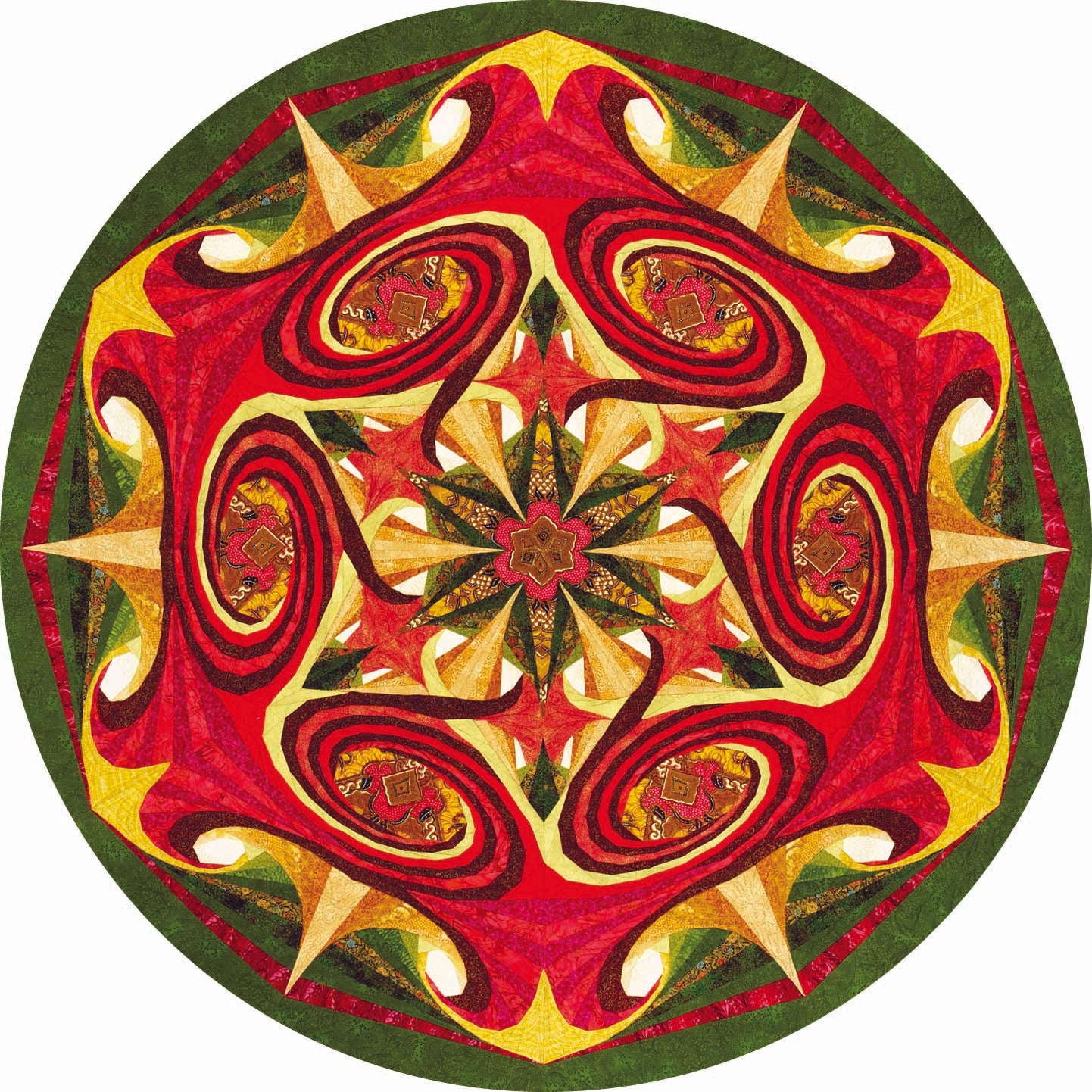 Spiral Mandala Stickers