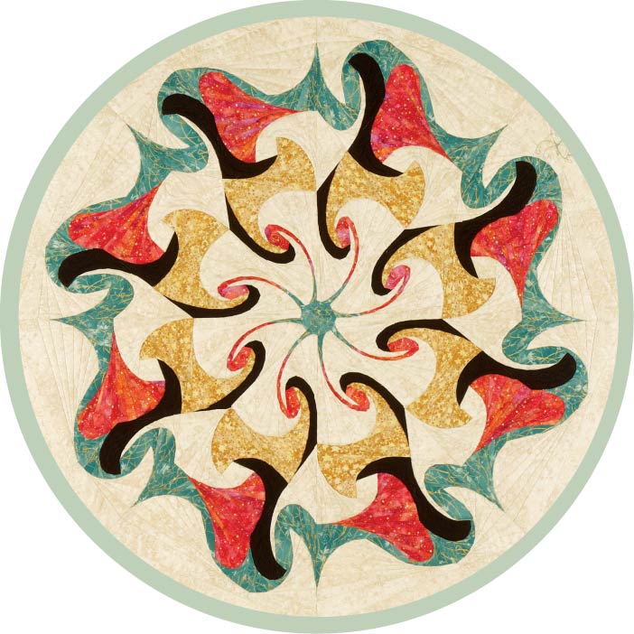 Spiral Mandala Stickers