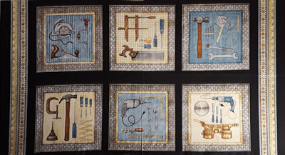 Dad's Woodworking Shop Panels & Pattern