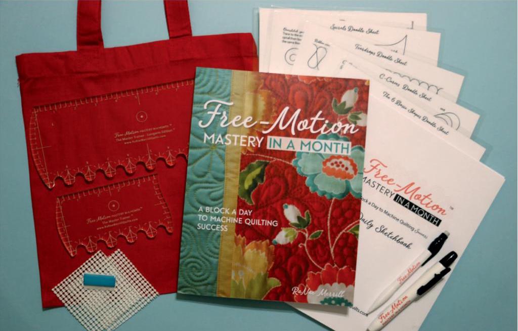 Free-Motion Mastery in a Month: A Block a Day to Machine Quilting Success:  Merrill, RaNae: 9781942853046: : Books