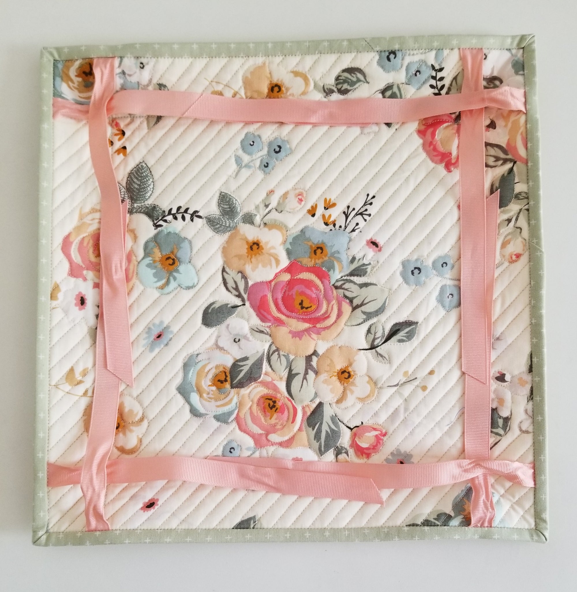 Baby Girl Panel Quilt Kit, Bloom and Grow Riley Blake Fabrics, Simple