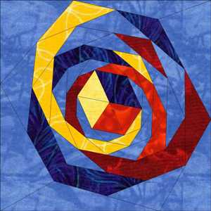 Simply Amazing Baravelle Spirals with Painless Paper Piecing (3-4 hour workshop)