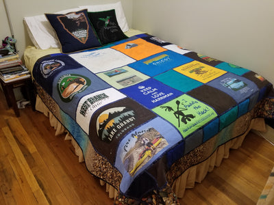 Making a T-Shirt Quilt ... As You Go!