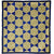 Blue and Yellow Silk Chuppah