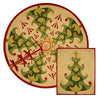 Swirling Branches Tree Skirt Pattern